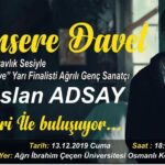 Ağrı Alpaslan Adsay İçin Kenetlendi 11 Aralık 2019 - Featured Image