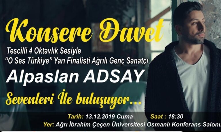 Ağrı Alpaslan Adsay İçin Kenetlendi 11 Aralık 2019 - Featured Image
